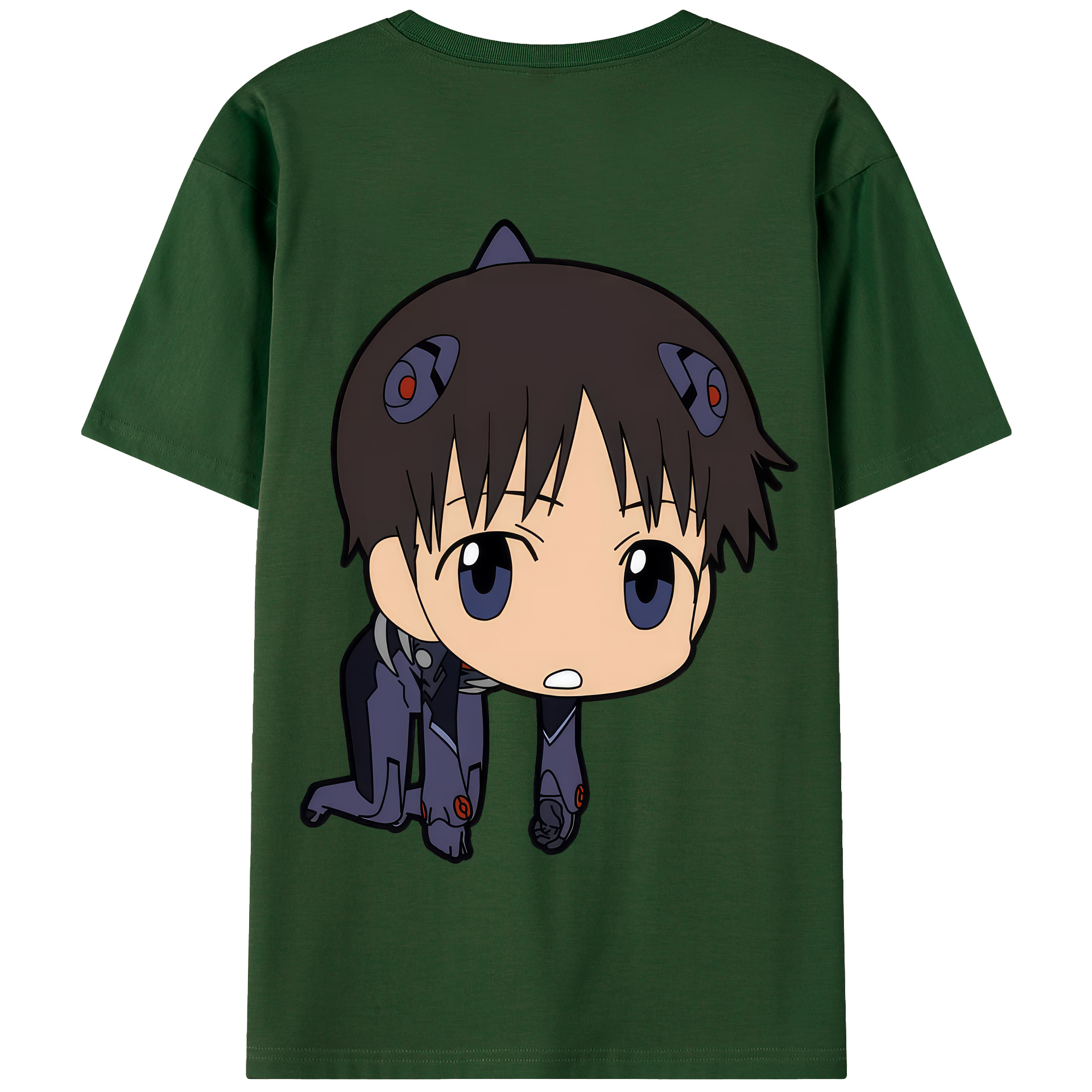 （画像用） EVA 新世紀エヴァンゲリオン 綿100％半袖Tシャツ（背面プリント）